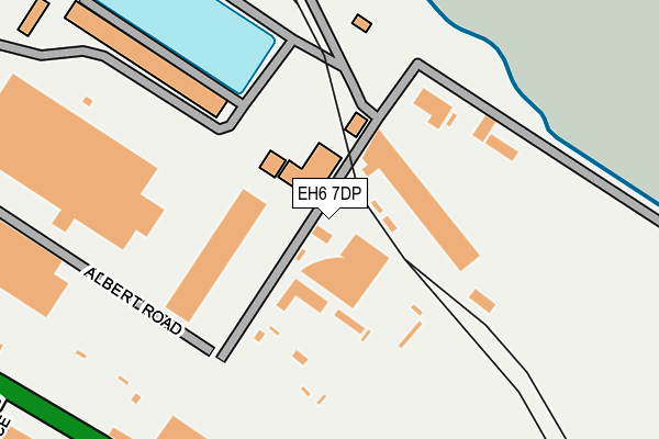 EH6 7DP map - OS OpenMap – Local (Ordnance Survey)