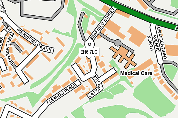 EH6 7LG map - OS OpenMap – Local (Ordnance Survey)