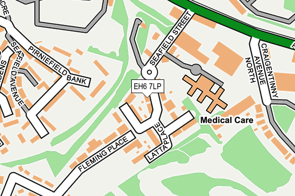 EH6 7LP map - OS OpenMap – Local (Ordnance Survey)