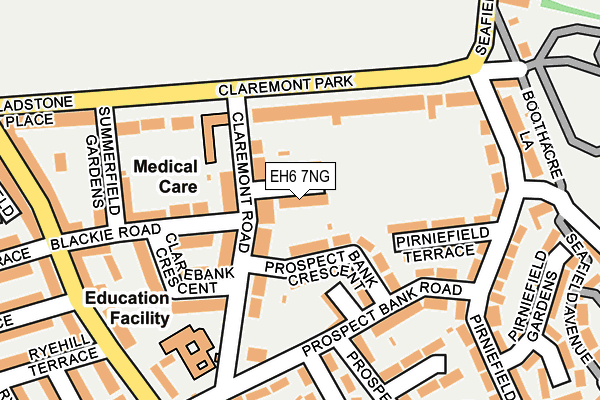 EH6 7NG map - OS OpenMap – Local (Ordnance Survey)