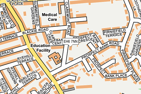 EH6 7NN map - OS OpenMap – Local (Ordnance Survey)