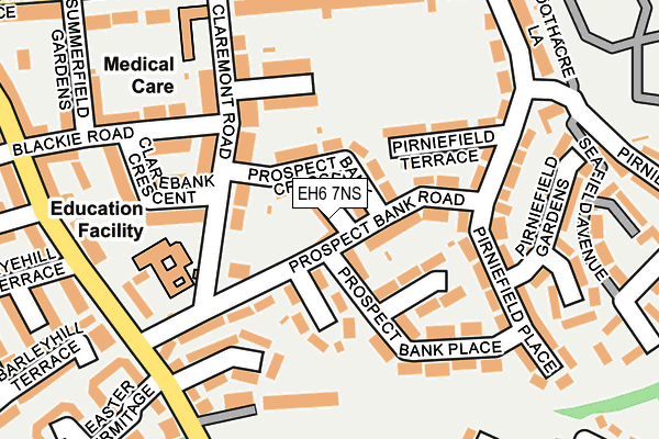 EH6 7NS map - OS OpenMap – Local (Ordnance Survey)