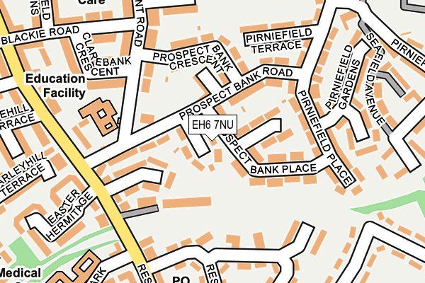 EH6 7NU map - OS OpenMap – Local (Ordnance Survey)