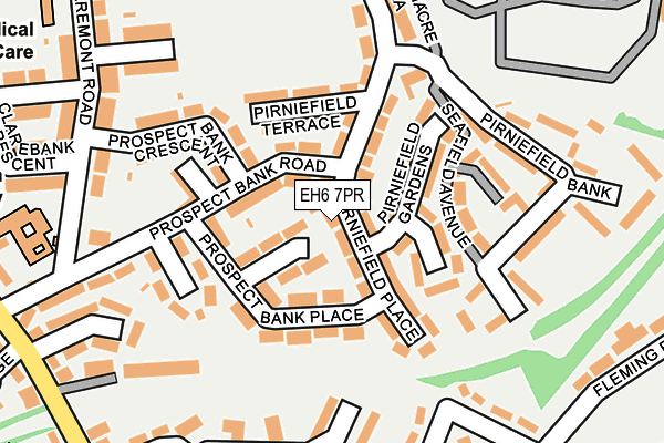 EH6 7PR map - OS OpenMap – Local (Ordnance Survey)