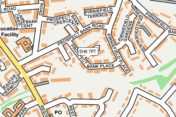EH6 7PT map - OS OpenMap – Local (Ordnance Survey)