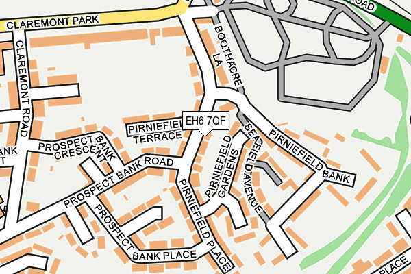 EH6 7QF map - OS OpenMap – Local (Ordnance Survey)