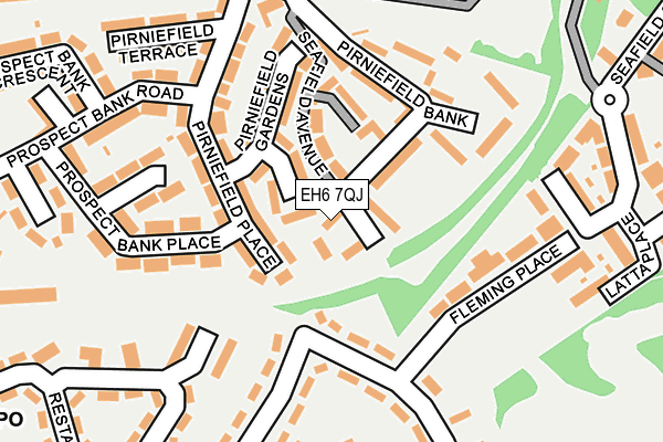 EH6 7QJ map - OS OpenMap – Local (Ordnance Survey)