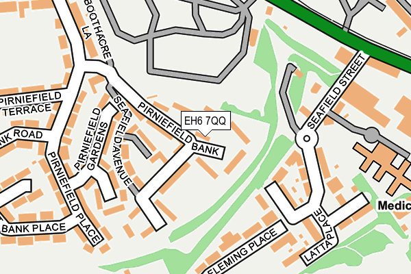 EH6 7QQ map - OS OpenMap – Local (Ordnance Survey)