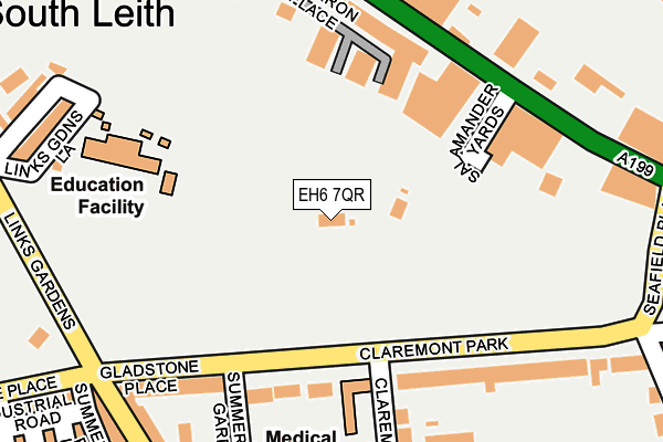 EH6 7QR map - OS OpenMap – Local (Ordnance Survey)