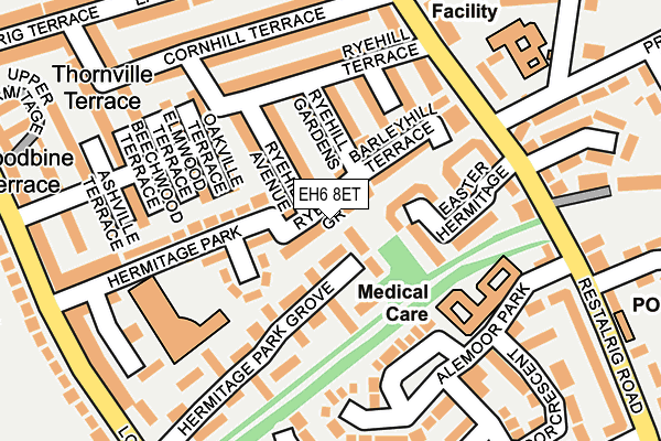 EH6 8ET map - OS OpenMap – Local (Ordnance Survey)