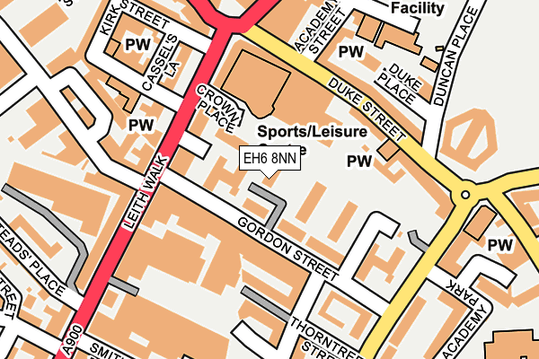 EH6 8NN map - OS OpenMap – Local (Ordnance Survey)