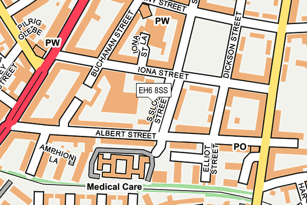 EH6 8SS map - OS OpenMap – Local (Ordnance Survey)