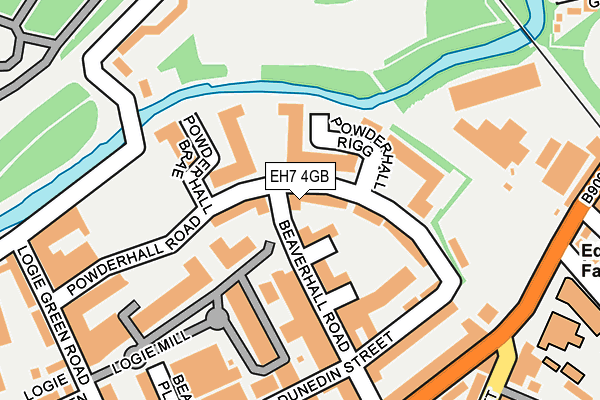 EH7 4GB map - OS OpenMap – Local (Ordnance Survey)