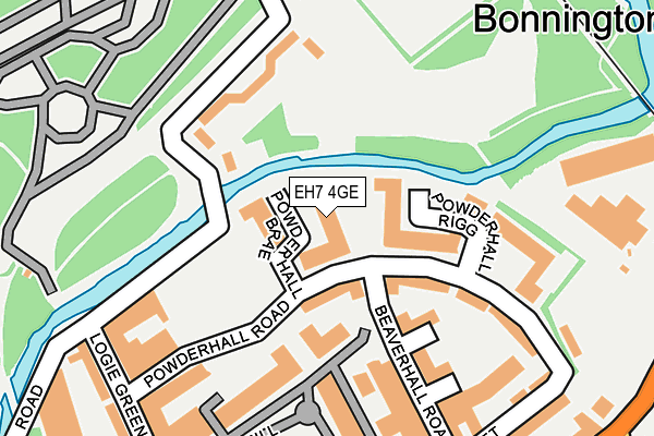 EH7 4GE map - OS OpenMap – Local (Ordnance Survey)