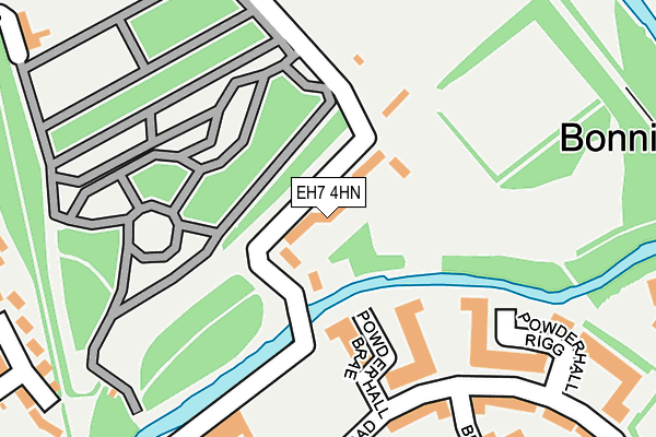EH7 4HN map - OS OpenMap – Local (Ordnance Survey)