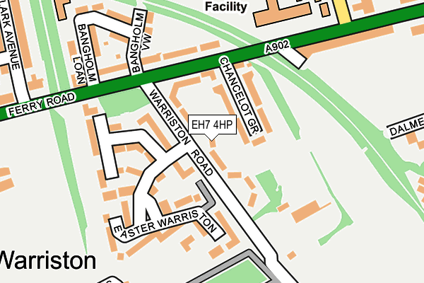 EH7 4HP map - OS OpenMap – Local (Ordnance Survey)