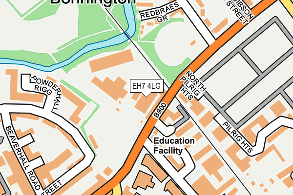 EH7 4LG map - OS OpenMap – Local (Ordnance Survey)