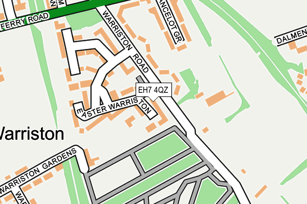 EH7 4QZ map - OS OpenMap – Local (Ordnance Survey)