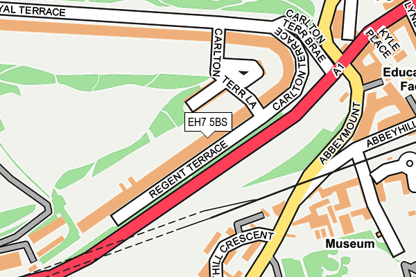 EH7 5BS map - OS OpenMap – Local (Ordnance Survey)