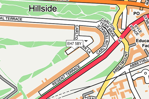 EH7 5BY map - OS OpenMap – Local (Ordnance Survey)