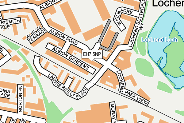 EH7 5NP map - OS OpenMap – Local (Ordnance Survey)