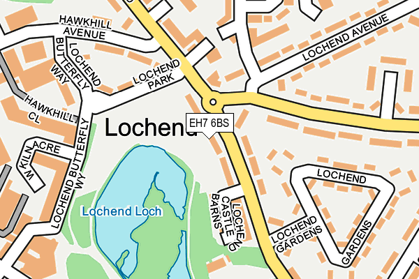 EH7 6BS map - OS OpenMap – Local (Ordnance Survey)