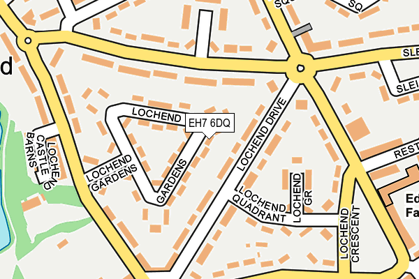 EH7 6DQ map - OS OpenMap – Local (Ordnance Survey)