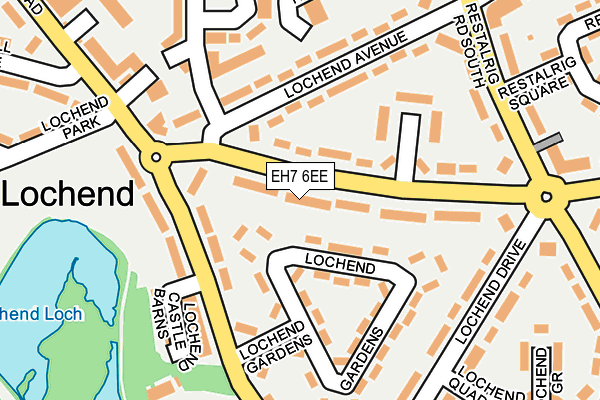 EH7 6EE map - OS OpenMap – Local (Ordnance Survey)