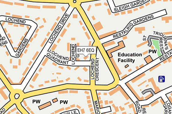 EH7 6EQ map - OS OpenMap – Local (Ordnance Survey)