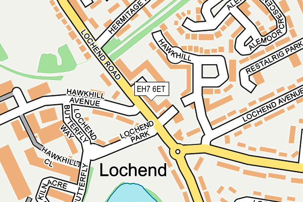 EH7 6ET map - OS OpenMap – Local (Ordnance Survey)