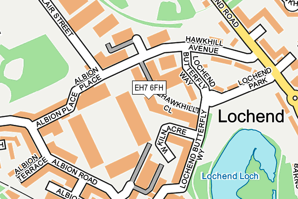 EH7 6FH map - OS OpenMap – Local (Ordnance Survey)