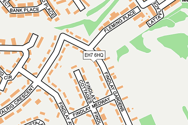 EH7 6HQ map - OS OpenMap – Local (Ordnance Survey)