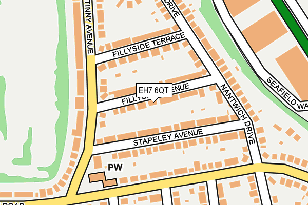 EH7 6QT map - OS OpenMap – Local (Ordnance Survey)