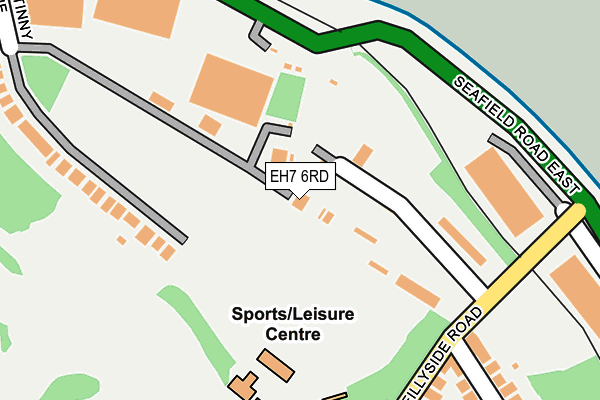 EH7 6RD map - OS OpenMap – Local (Ordnance Survey)