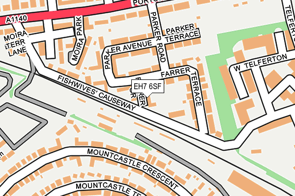 EH7 6SF map - OS OpenMap – Local (Ordnance Survey)