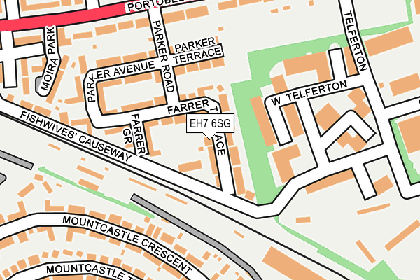 EH7 6SG map - OS OpenMap – Local (Ordnance Survey)