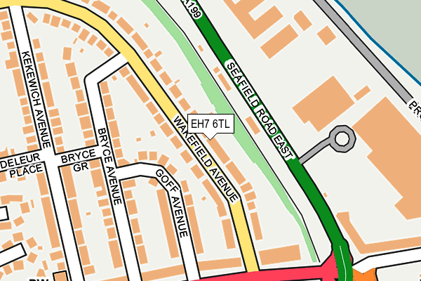 EH7 6TL map - OS OpenMap – Local (Ordnance Survey)