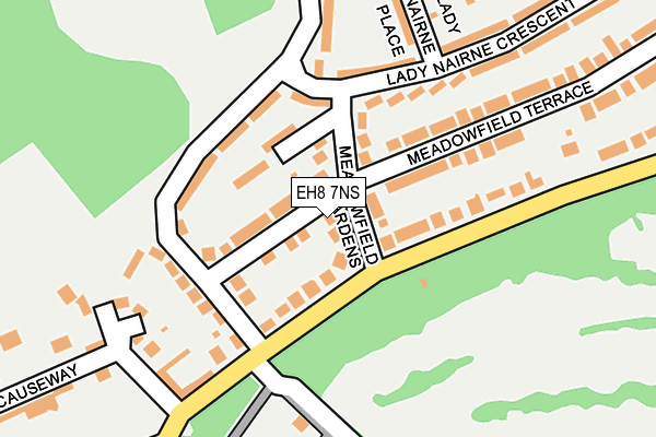 EH8 7NS map - OS OpenMap – Local (Ordnance Survey)