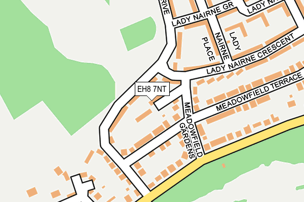 EH8 7NT map - OS OpenMap – Local (Ordnance Survey)