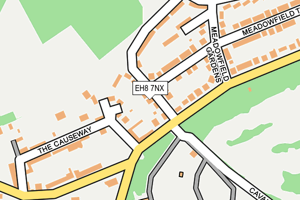 EH8 7NX map - OS OpenMap – Local (Ordnance Survey)