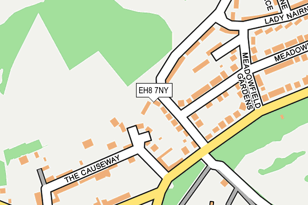 EH8 7NY map - OS OpenMap – Local (Ordnance Survey)