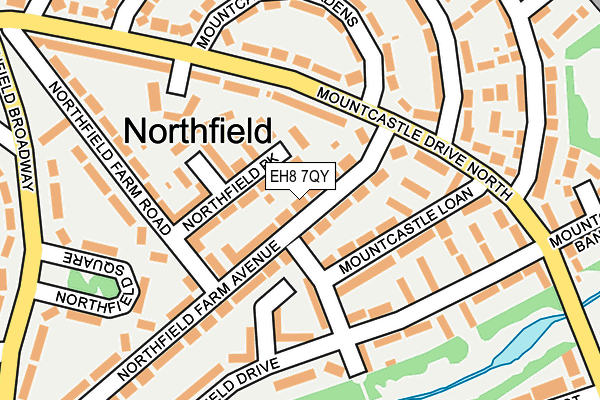 EH8 7QY map - OS OpenMap – Local (Ordnance Survey)