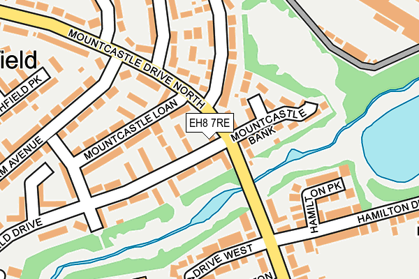 EH8 7RE map - OS OpenMap – Local (Ordnance Survey)