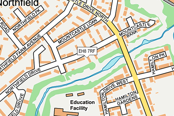 EH8 7RF map - OS OpenMap – Local (Ordnance Survey)