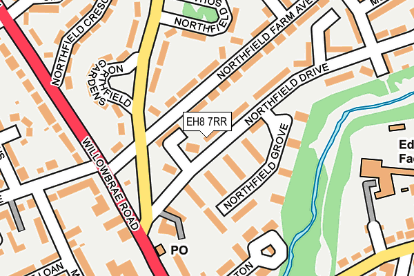 EH8 7RR map - OS OpenMap – Local (Ordnance Survey)