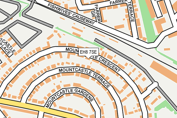 EH8 7SE map - OS OpenMap – Local (Ordnance Survey)
