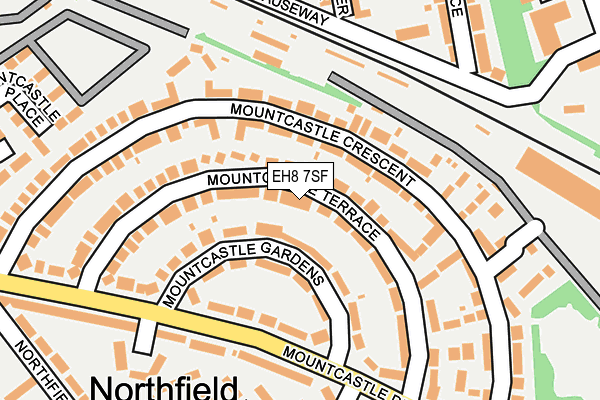 EH8 7SF map - OS OpenMap – Local (Ordnance Survey)