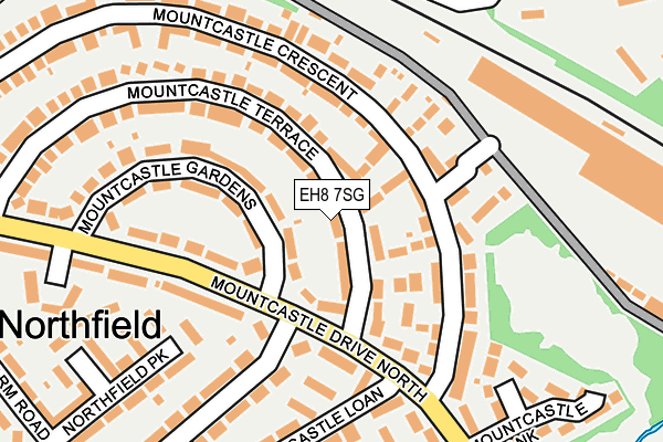 EH8 7SG map - OS OpenMap – Local (Ordnance Survey)