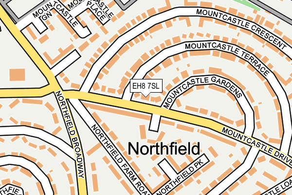 EH8 7SL map - OS OpenMap – Local (Ordnance Survey)