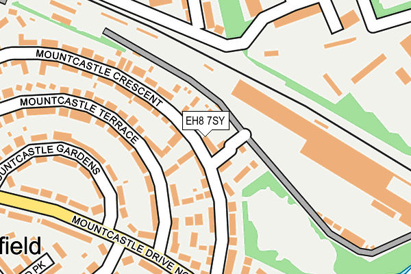 EH8 7SY map - OS OpenMap – Local (Ordnance Survey)